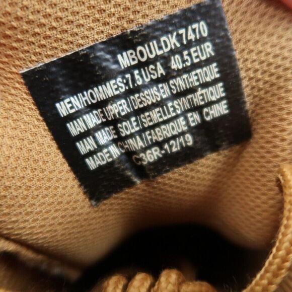 Lugz Shoes Mens 7.5 Boots Combat Boulder Hi Work Utility Lace Up Outdoor Brown - Picture 5 of 13